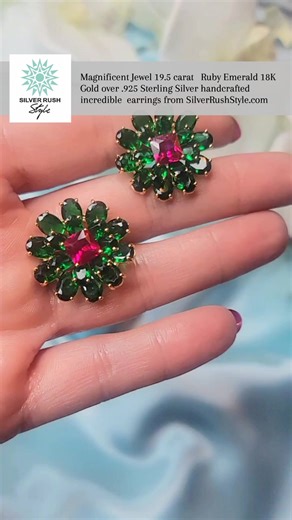 Let your inner glow shine with these breathtaking ruby and emerald earrings—crafted for moments that deserve to be unforgettable. Dare to dazzle! 💎 Only at 💎 SilverRushStyle.com 👉 check comments for details #Earrings #SilverEarrings #SterlingSilverEarrings #925SilverEarrings #925SilverRuby #Ruby #RubyEarrings #RubyEarrings #RedEarrings #UniqueEarrings #HandcraftedEarrings #RubyJewelry #RubyGemstone #UniqueJewelry #GemstoneJewelry #LuxuryJewelry #RubyLove #ElegantStyle #DazzleEveryDay #Heirloo