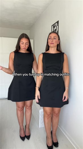 Identical Twins in Matching Outfits