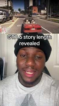GTA 6 story length revealed #fyp #gta6