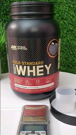 100% Whey Gold Standard - Testing the Scoop