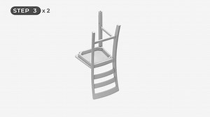 Signature DESIGN BY ASHLEY Gesthaven White / Light Brown Wood Counter Height Bar Stool D398-124