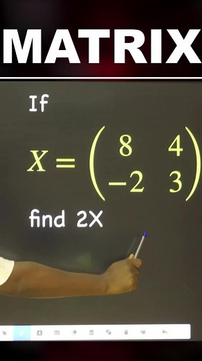 #7 Matrix Scalar Multiplication - #matrix #matrices #mathlesson #math #maths #mathematics #education #edutok #learnontiktok #ukteacher #mathlesson #gcse #ukgcse #mathematics #education #edutok #learnontiktok #sat #usasat #ukmaths #linearalgebra #algebra #matricesmultiplication #cofactor #identitymatrix #ukmath #mathteaecher #usateacher #SAT #fyp #fypシ゚viral