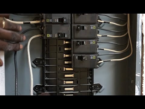HOW TO CONNECT A 60 AMP BREAKER SWITCH!!!
