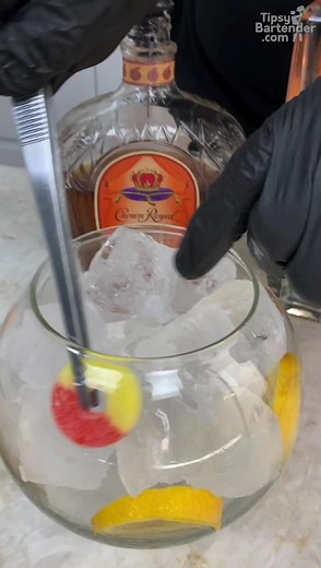 2M views · 15K reactions | Crown Peach Fishbowl  #reels | Tipsy Bartender | Facebook