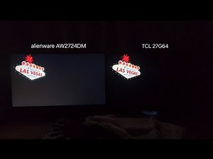 TCL 27G64 MiniLed (VA) x Alienware AW2724DM (IPS) - Color tests