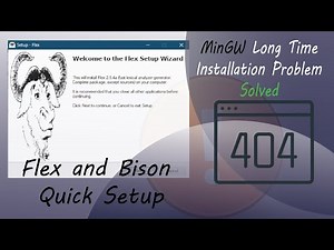 Flex and Bison Quick Install | Less Time Fast Setup | English Subtitles| A.y. Siam | Bangla Tutorial