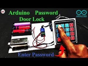 How To Make Arduino Keypad Door Lock System At Home | Password Safety System | Dharani creations