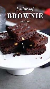 Fail Proof Brownies #scratchandcrumbs #shorts