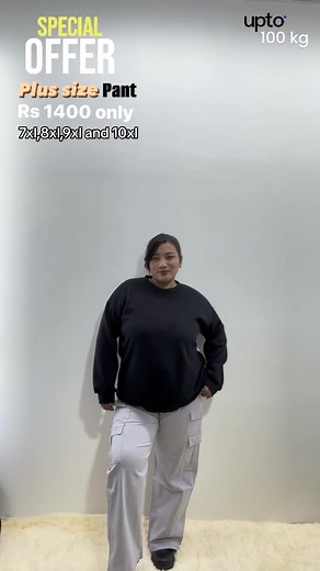 Plus Size Cotton Pant at just Rs 1400 - Limited sizes available!