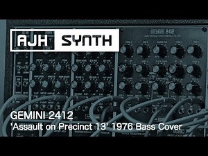Patch of The Week: 'Assault on Precinct 13' Gemini 2412 Bass Cover (1976 John Carpenter soundtrack)