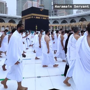 973K views · 10K reactions | Umrah Pilgrims performing Tawaf | Haramain Servant | Facebook