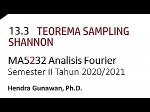 ANALISIS FOURIER: Aplikasi Transformasi Fourier dalam Pemrosesan Signal