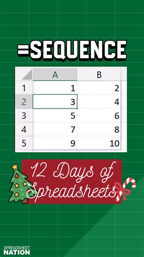 Easiest way to get a numbered list in Excel or Google Sheets! | Spreadsheet Nation