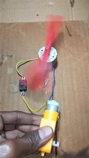 I Turned a Metal Gear Motor Into a Powerful DC Fan! #diy #innovation #generator