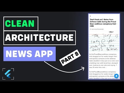 Build A News App - Display News | Presentation Layer | PART 8 - Flutter Clean Architecture