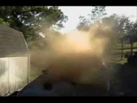 Smashing a Giant Puffball mushroom