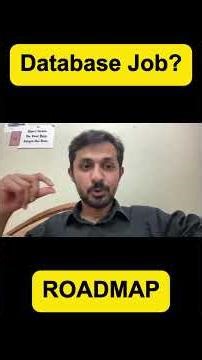 Database Jobs Exist —Roadmap?