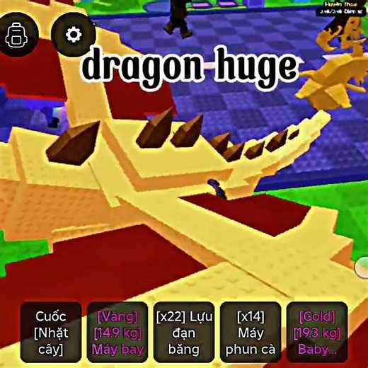 admin abuse spam rồng huge 30 k tiền 💀 #game #roblox #edit #editroblox