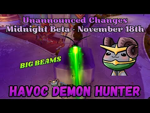 Havoc Demon Hunter's unannounced Changes | Midnight Beta | November 18th Patch