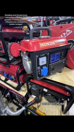 Detailing mini Honda home 🏠 use powersmart portable gasoline ⛽️ small generator efficiency for emergency power outages ☎️ 256743729288 for sale price in Kampala Uganda/ events hire perkins, Honda, Yamaha, Cummins, CAT SERVICE maintenance ❤️ 256743729288 HIRE /small 800W Generators Uganda for: Generators And Lighting Equipment | Construction Equipment | Welding Equipment | Block And Paver Making Equipment | Agricultural Equipment | Garage Equipment | Power Tools | Industrial Fabrication Equipmen