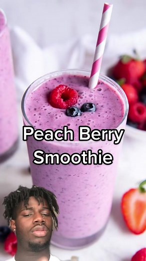 Delicious Alkaline Peach Berry Smoothie Recipe