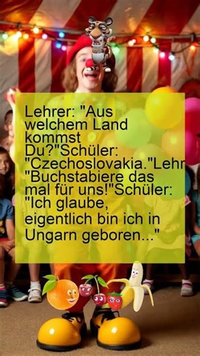 Schul-Witz mit spontaner Herkunftsänderung 😂