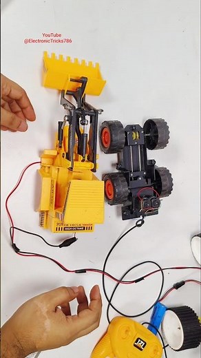 RC JCB Powered by DC motor / Remote jcb with DC motor / DC motor Jcb / Jcb remote control Motor