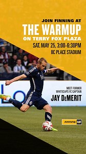You 🤝 Us 🤝 Jay DeMerit Join us and former Whitecaps FC Captain Jay DeMerit at The Warmup on Terry Fox Plaza, BC Place, this Saturday, May 25th from 3-6:30pm. Don't miss out on exclusive one-day offers on minis, micros, compact equipment, and more. It's the perfect chance to upgrade your gear with great deals! We'll see you there! ⚽️ | Finning Canada