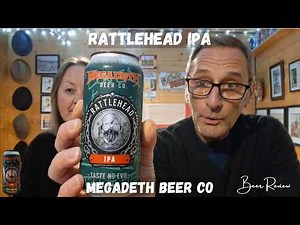 Rattlehead IPA Beer Review Megadeth Beer Co