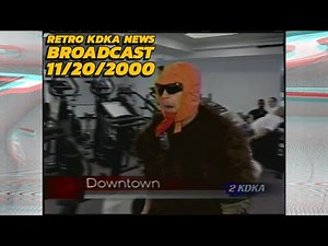 Retro KDKA Pittsburgh News Broadcast November 20th 2000