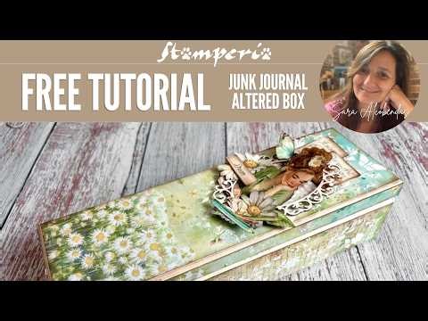 Junk journal altered box - TUTORIAL