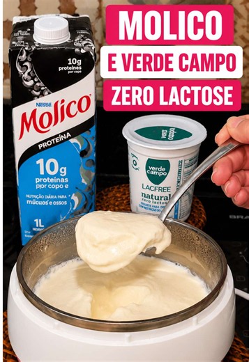 Como o leite Molico Proteína Zero Lactose deixa o iogurte caseiro mais firme