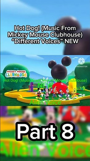 Hot Dog! (Music From Mickey Mouse Clubhouse) “Different Voices” NEW - Part 8 #Shorts #Clips #Part8
