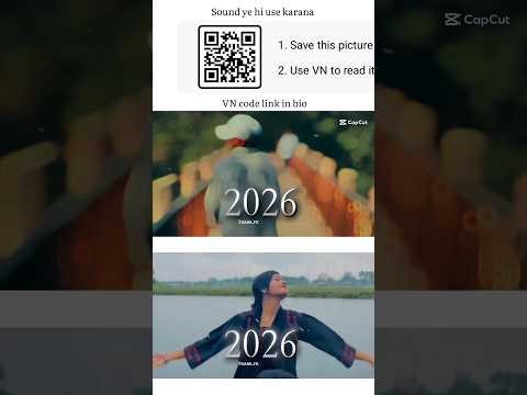 New VN Video Editing QR Template | VN Video editor QR code | VN Video Editing Tutorial 2026 #vncode