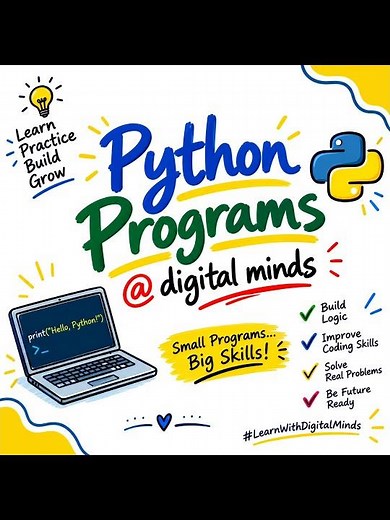 Pythons Programs Practice For Beginners