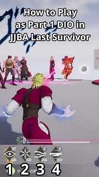 How to Play as Part 1 DIO in JJBA Last Survivor