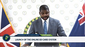 1.2K views | Launch of the Online Embarkation and Disembarkation Card System | Government of the Virgin Islands | Facebook