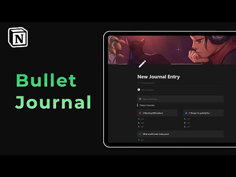 How to create a simple bullet journal in Notion