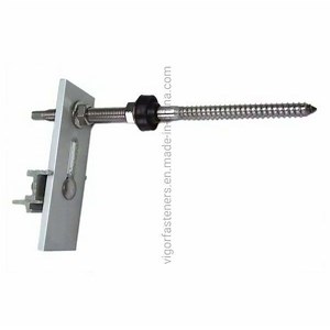 [Hot Item] Double Head Thread Hanger Bolt with Stainless Steel for Solar Mounting PV Tile Roof