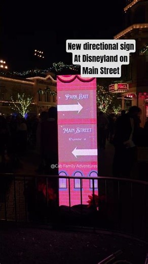 New digital directional sign spotted as you head to main street to exit.