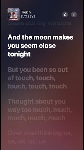 KATSEYE - Touch (Lyrics) #popmusic #song #lyrics