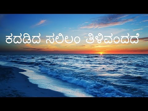 KADADIDA SALILAM TILIVANDADE | 2nd PUC | KANNADA POEM SUMMARY EXPLAINED
