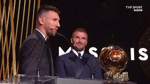 Złota Piłka 2023. Lionel Messi ze Złotą Piłką [WIDEO]