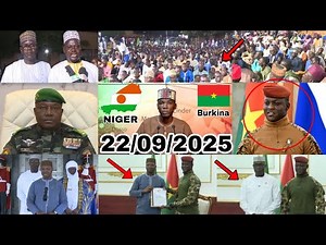 Labaran Hausa 22/09/2025 Niger🇳🇪 Shugaban kasar Burkina faso🇧🇫 Ibrahim Traore ya karbi kundin da...