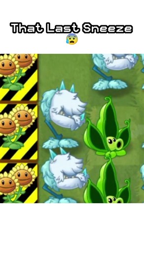 That Last Sneeze😰 pvz shorts #pvz #pvz2 #meme #shorts