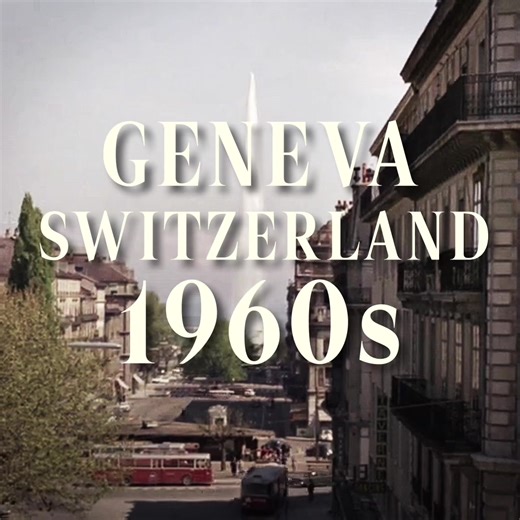 Exploring 1960s Geneva, Switzerland on VHS