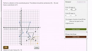 Construire l'image d'une figure par une homothétie avec l'outil interactif (vidéo)