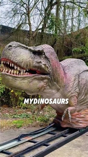 Animatronic T-Rex on Track 🦖 | Jurassic Park in Real Life! #trex #jurassic