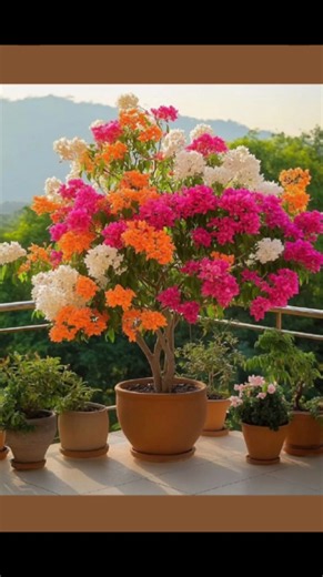 How To Grow Bougainvillea Plant In Pot At Home | Step By Step Guide #shorts