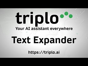 🚀 Triplo AI: The Ultimate Text Expansion Solution 📧✨